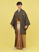 メンズ和装・紋付羽織袴紋服紋服135／袴185