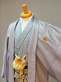 メンズ和装・紋付羽織袴_紋服141／袴23