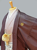 メンズ和装・紋付羽織袴_紋服143／袴87